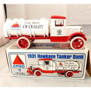 ERTL CITGO 1931 HAWKEYE TANKER BANK 1991 - 1/34 2nd IN SERIES NEW IN BOX #3441